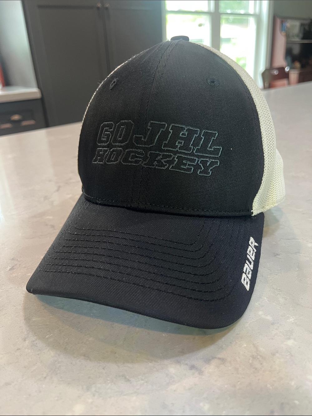 Bauer Black and White GOJHL Hockey Hat